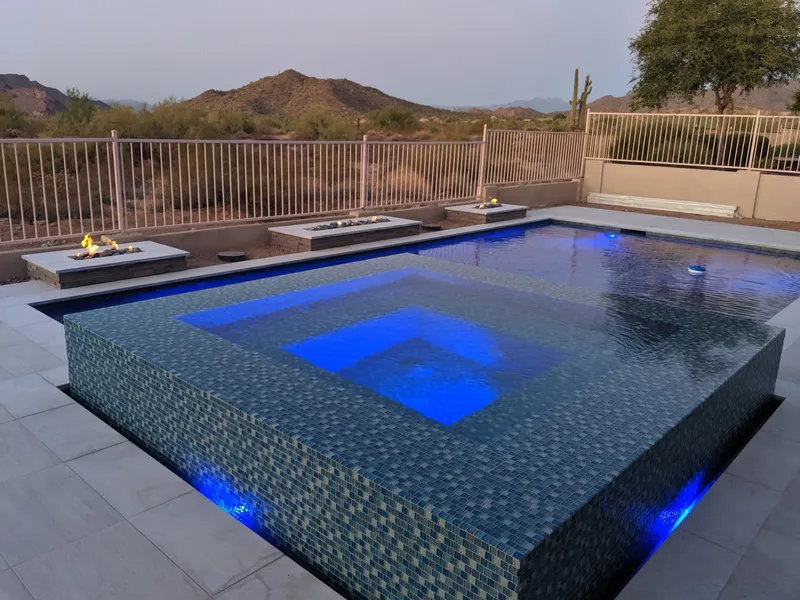 Pool & Landscape AZ team at work