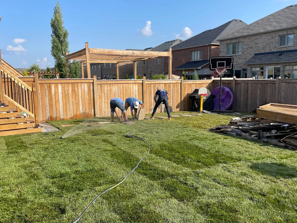 Delma Landscapes team at work
