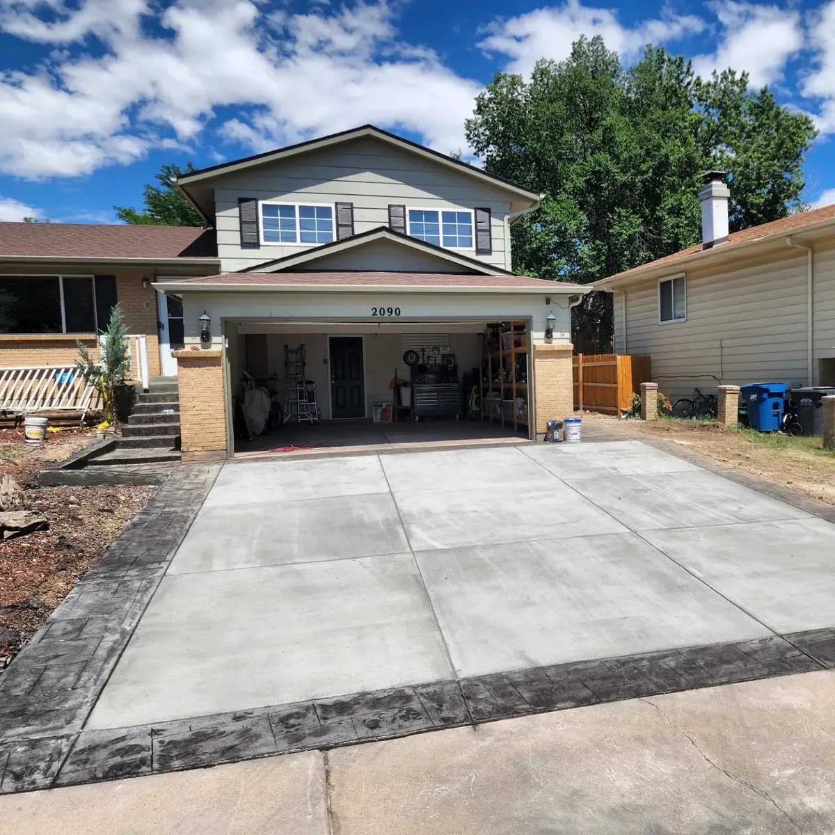Broom Finish Concrete